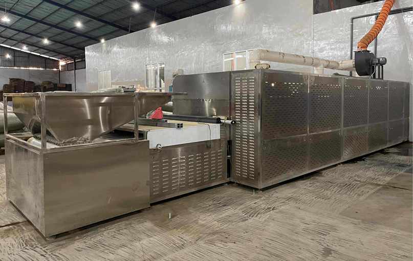 Automated Industrial Conveyor Drying System